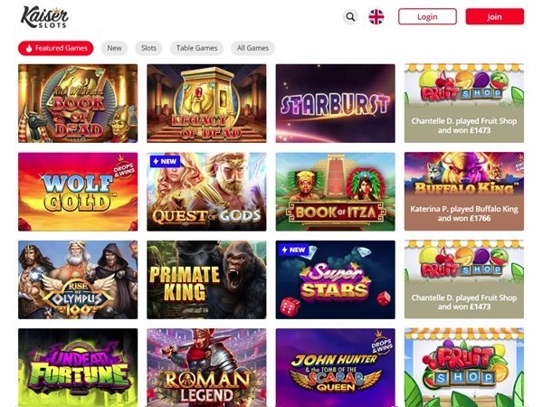 Discover the Ultimate Online Gaming Experience at Kaiser Slots Casino UK, kaiser slots bonus